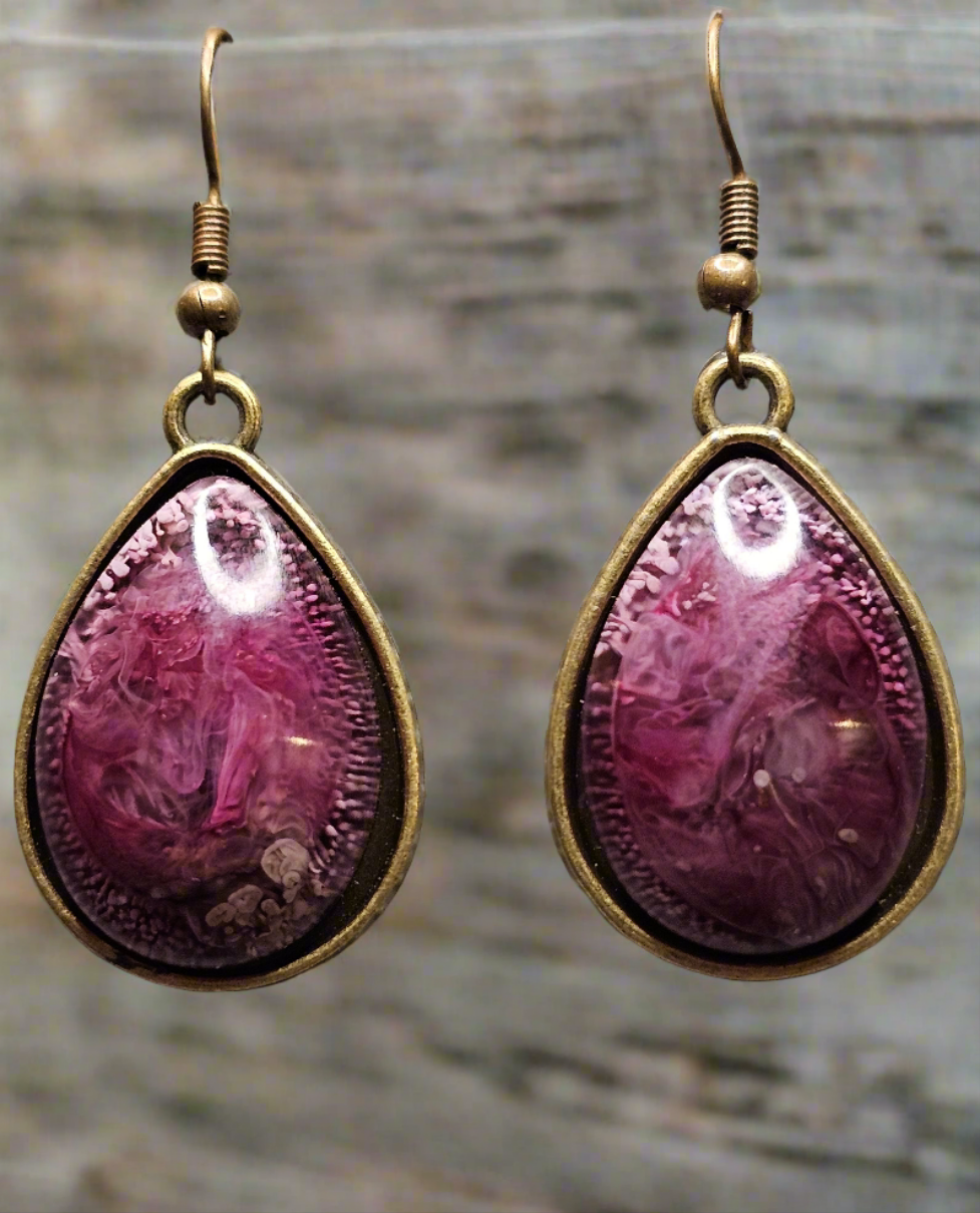 Handmade Resin Earrings