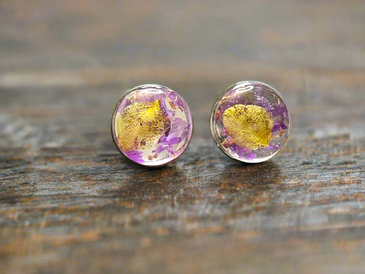 Resin Post Earrings