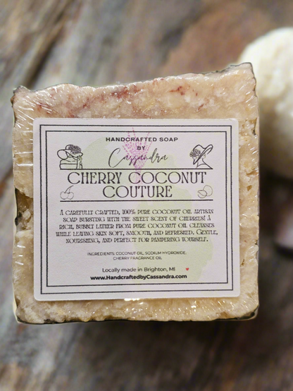 Cherry Coconut Couture Artisan Soap Bars