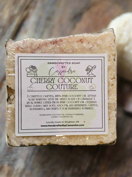 Cherry Coconut Couture Artisan Soap Bars