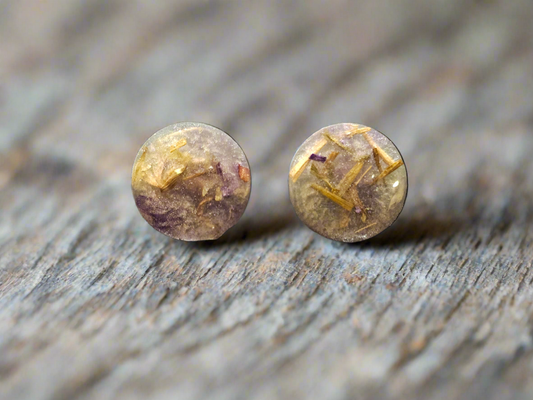 Resin Post Earrings