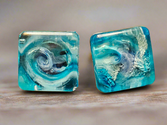 Resin Post Earrings